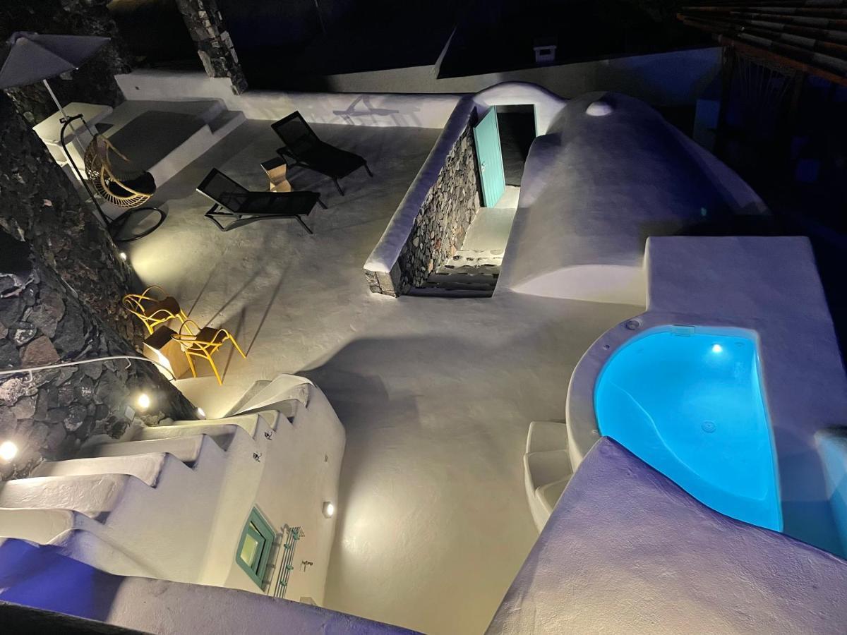 Sando Traditional Cave Villas With Jacuzzi And Sea View Vourvoulos Bagian luar foto