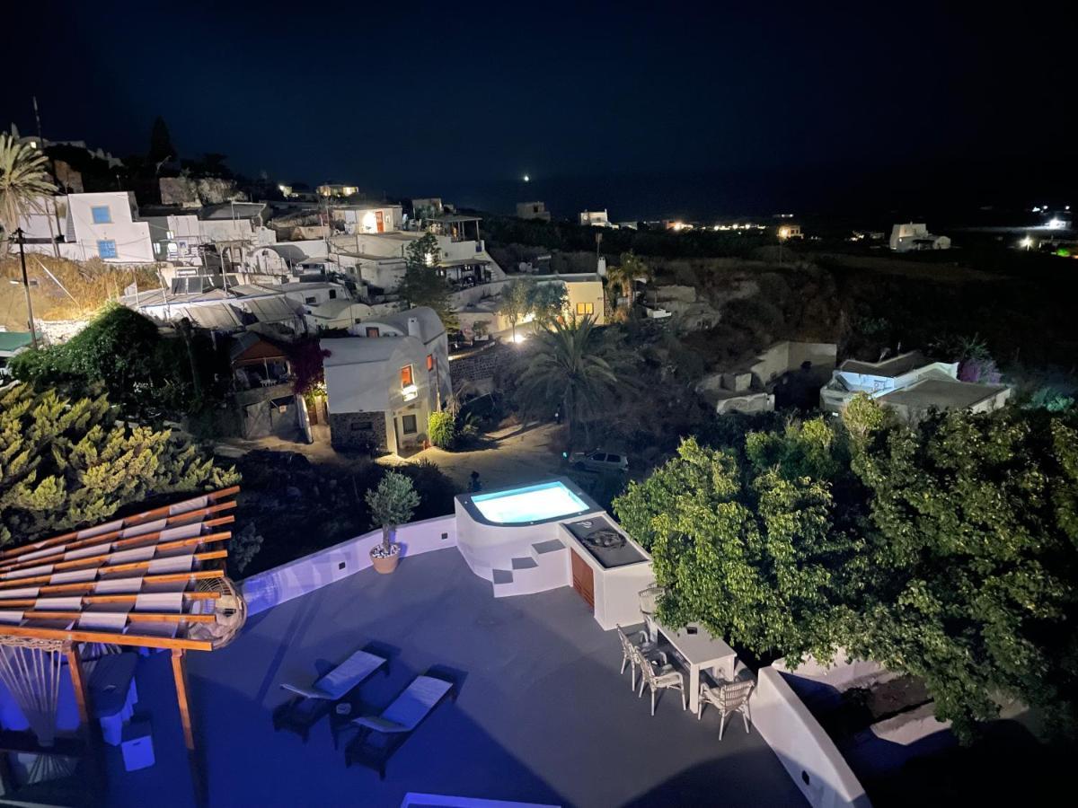 Sando Traditional Cave Villas With Jacuzzi And Sea View Vourvoulos Bagian luar foto